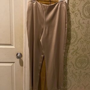 gold pants, just pant not a jumpsuit